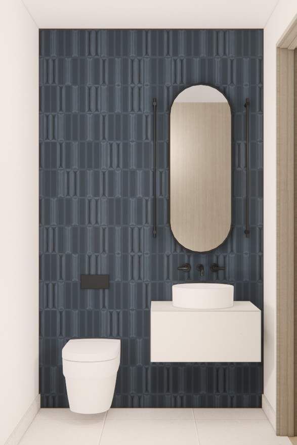 The Birchwood — Powder bath rendering