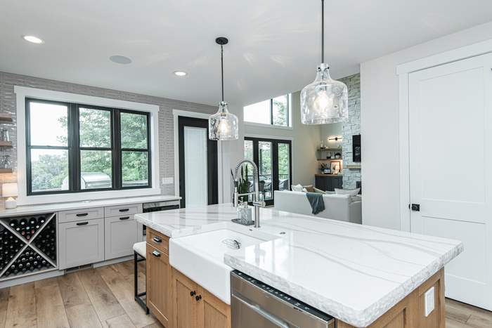 The Kapler — kitchen island
