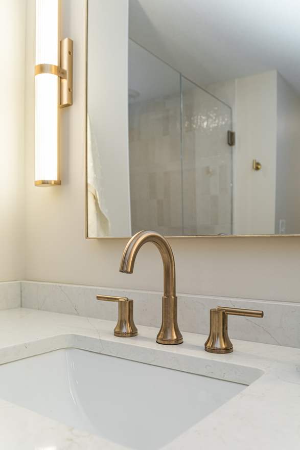 The Overland — Brass faucet detail