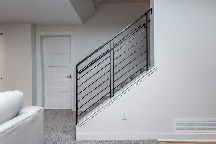 The Silver Lake — Stair railing